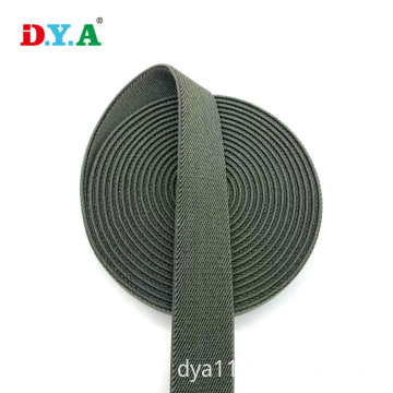 Resistance thickened twill elastic band for garment